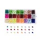 24 Farben Glasperlen GLAA-JP0001-12-1