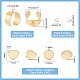 Unicraftale kit de fabricación de anillos de brazalete de diy STAS-UN0051-43-3