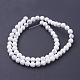 Synthetic Howlite Beads Strands X-G-E110-6mm-5-2
