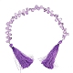 Natürlichen Amethyst Perlen Stränge&nbsp;G-Z152-A01-01-3