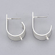 Accessoires de boucles d'oreilles en fer écologiques X-IFIN-T015-047S-NR-2