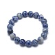 Natural Blue Spot Jasper Bead Stretch Bracelets BJEW-K212-C-039-2