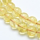 Natural Citrine Beads Strands X-G-E483-13-10mm-3