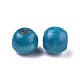 Perles en bois naturel teint X-WOOD-Q006-8mm-02-LF-1