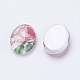 Tempered Glass Cabochons GGLA-R190-1-2