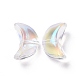 Perle di vetro placcato trasparente GLAA-F122-01F-1