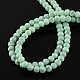 Spray Painted Glass Beads Strands X-DGLA-R004-6mm-18-2