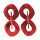 Boucles d'oreilles en acrylique X-EJEW-JE03840-06-1