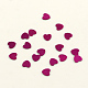 Орнамент формы сердца аксессуары пластиковые бусины блестка X-PVC-Q024-4mm-8-1