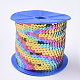 Fili di perline di paillette di plastica accessori per ornamento placca ecologica PVC-T006-01-1