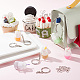 Sunnyclue diy imitation thé au lait kaychain kit de fabrication DIY-SC0020-68-4