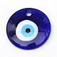 Main mauvais pendentifs Murano d'oeil X-LAMP-R134-40mm-01-1
