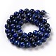 Natural Lapis Lazuli Beads Strands G-G423-8mm-A-2