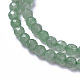 Chapelets de perles en aventurine vert naturel G-F596-10-4mm-3