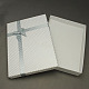 Cajas de cartón de joyas con bowknot y la esponja en el interior CBOX-R022-9-3