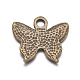 20PCS Antique Bronze Butterfly Tibetan Style Alloy Pendants X-TIBEP-A10670-AB-FF-2