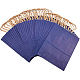 Benecreat 30 pz sacchetti regalo in carta kraft blu scuro con manici intrecciati per progetti artistici e artigianali CARB-BC0001-09-2