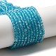 Electroplate Glass Beads Strands EGLA-D020-3x2mm-41-2