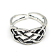 Adjustable Alloy Cuff Finger Rings X-RJEW-S038-085-2