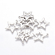 Original Color Five-Pointed Star 201 Stainless Steel Pendants X-STAS-G029-6-2