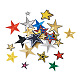 Broderie informatisée étoile en polyester thermocollant sur les patchs PATC-TAC0001-02-2