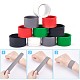 NBEADS 10 Pcs 5 Colors Silicone Covered Metal Strips BJEW-NB0001-04-4