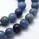 Natural Blue Aventurine Beads Strands X-G-I199-24-8mm-3