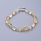 Bracelets à perles citrines naturelles BJEW-F405-A01-2