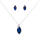 Trendy Women's Stud Earrings and Pendant Necklaces Jewerly Sets SJEW-L192-08-1