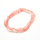 Cherry Quartz Glass Beads Strands G-A128-C28-2