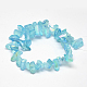 Chapelets de perles de cristal de quartz naturel électrolytique G-A142-03A-2