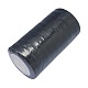 ガーメントアクセサリー3/4インチ（20mm）サテンリボン  ブラック  25ヤード/ロール（22.86メートル/ロール） X-RC20mmY039-1