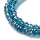 Chapelets de perles en verre électroplaqué EGLA-R048-3mm-17-2