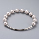 Glas Perlen Armbänder strecken BJEW-JB04758-3