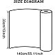 イミテーションレザー  服飾材料  キャメル  33x140cm DIY-WH0143-08B-3