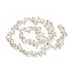 Hebras de perlas keshi de perlas barrocas naturales PEAR-Q004-31-2