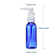 液体石鹸のための50mlの詰め替え可能なペットプラスチック空のポンプボトル  ブルー  3x12cm  容量：50ml（1.69液量オンス） TOOL-Q024-01A-02-3