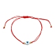 Nylon regolabile bracciali intrecciati cavo di perline BJEW-JB05543-02-1