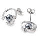 Boucles d'oreilles en perles de coquille EJEW-Z024-09B-P-2