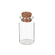 CHGCRAFT 30Pcs 8ml Mini Glass Bottles with Cork Stoppers DIY Kits Wish Bottles 50Pcs Eye Screws DIY-CA0001-14-4