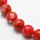 Round Synthetic Imperial Jasper Beads Strands G-I098-4mm-03-2