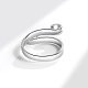 Кольцо из латуни с открытой манжетой SENE-PW0017-12-2