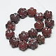 Carved Natural & Synthetic Mixed Gemstone Beads Strands G-T122-08-3