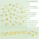 DICOSMETIC 60Pcs Golden Cartilage Cuff Earring Wrap Earring Non-Pierced Earring Findings Adjustable Clip-on Earring Stainless Steel Earring Cuffs for Pierced with Holes for Jewelry Making STAS-DC0009-58-4