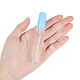 透明な密閉ボトル  針保管用  ミックスカラー  ボトル：76.5x13.5~15.5mm  10個/カラー  40個/セット CON-BC0005-63-3