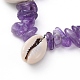 Verstellbare geflochtene Perlenarmbänder aus Nylonfaden BJEW-JB04951-03-4