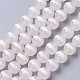 Brins de perles d'agate dzi à motif rayé tibétain naturel X-G-P425-03E-10mm-2