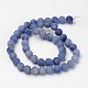 Chapelets de perles en aventurine bleue naturelle G-D809-09-8mm-2