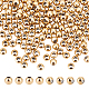 UNICRAFTALE about 200pcs Golden Round Spacer Beads 304 Stainless Steel Loose Beads 1.5mm Hole Smooth Surface Beads Finding for DIY Bracelet Necklace Jewelry Making Craft STAS-UN0029-49-1