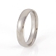 201 Stainless Steel Plain Band Rings RJEW-G107-4mm-6-P-1